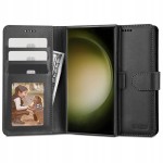 Tok álló Samsung Galaxy S23 (SM-S911) (FLIP, mágneses, oldalra nyíló, asztali tartó funkció) Tech-Protect Wallet fliptok fekete 